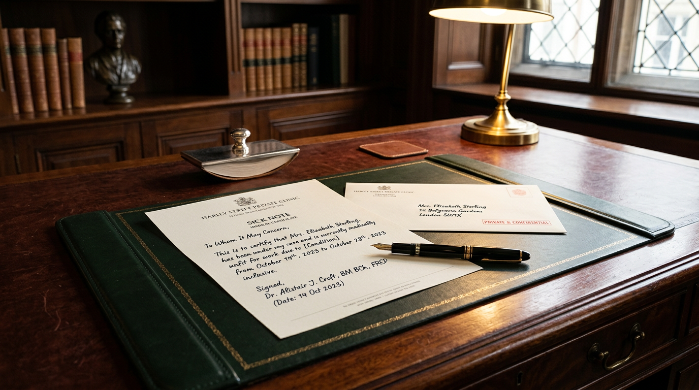 Private sick note issued same day in Preston at My Private Clinic